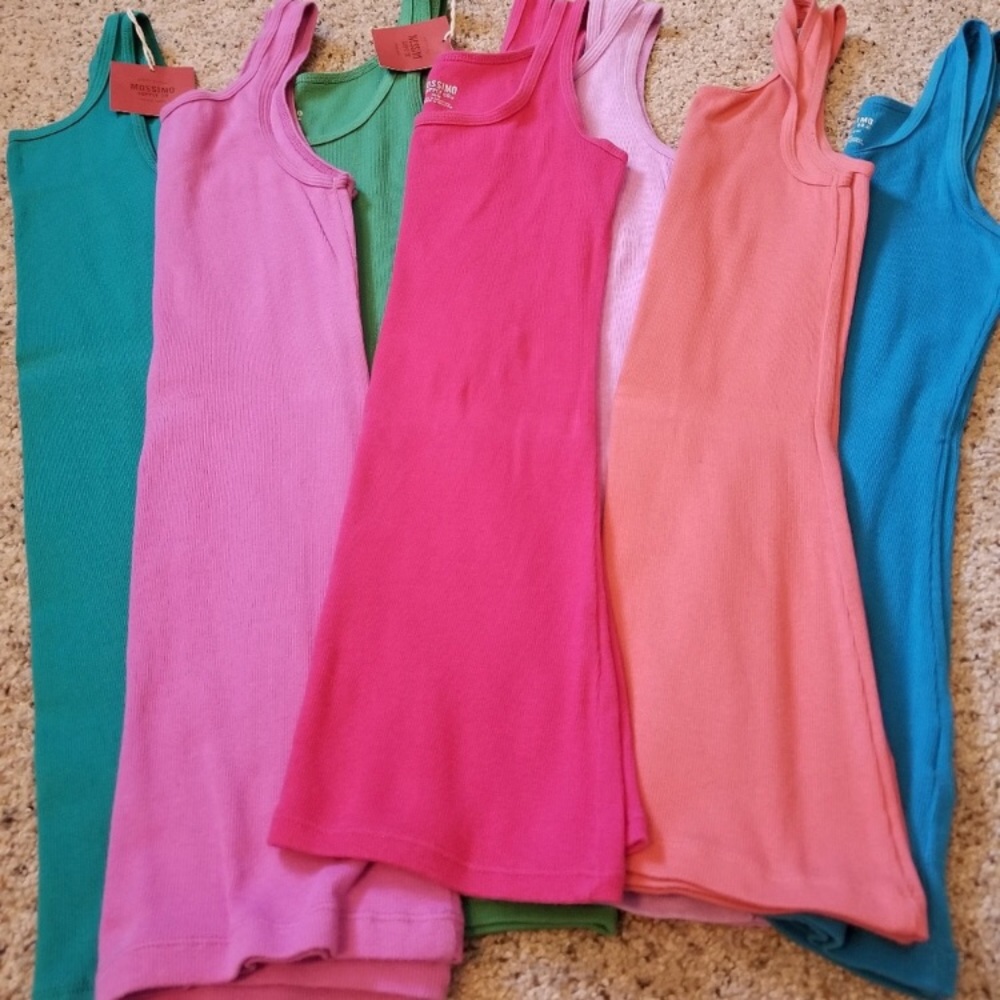 Bundle of 7 Merona Cotton Tank Tops M NWT New set